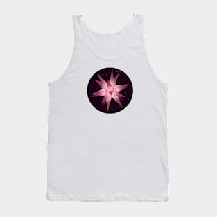 Old pink christmas star Tank Top